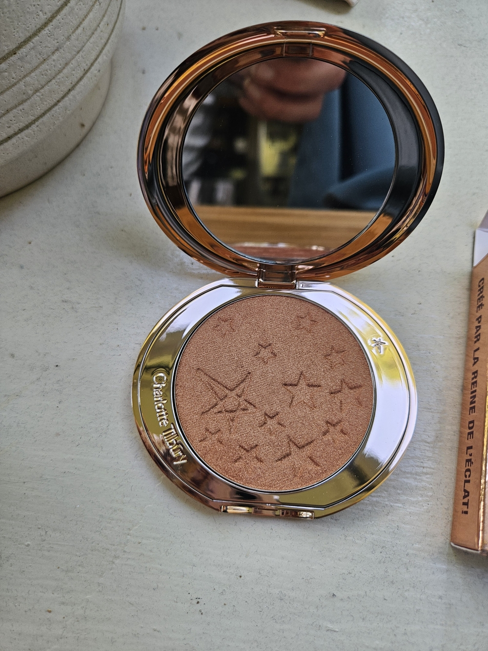 Charlotte Tilbury Hollywood Glow Glide Highlighter Rose Gold Glow 7g NIB